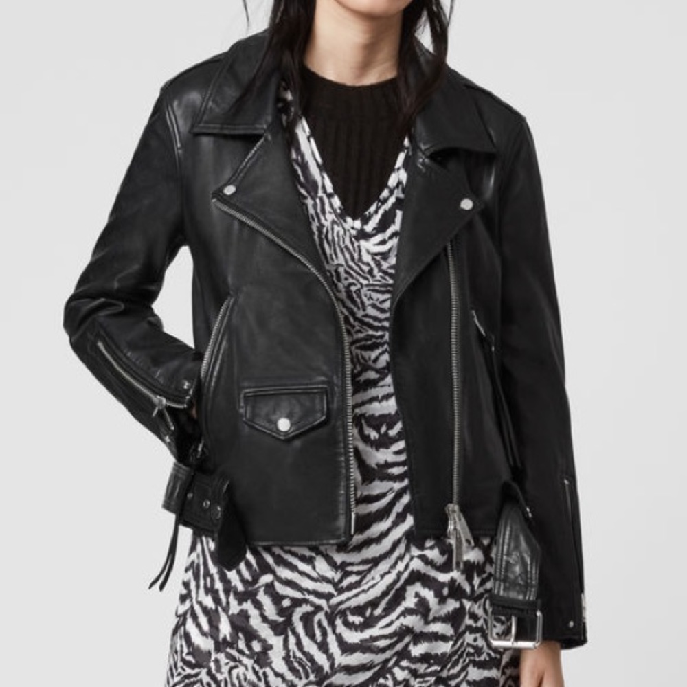 All Saints LUNA LEATHER BIKER JACKET